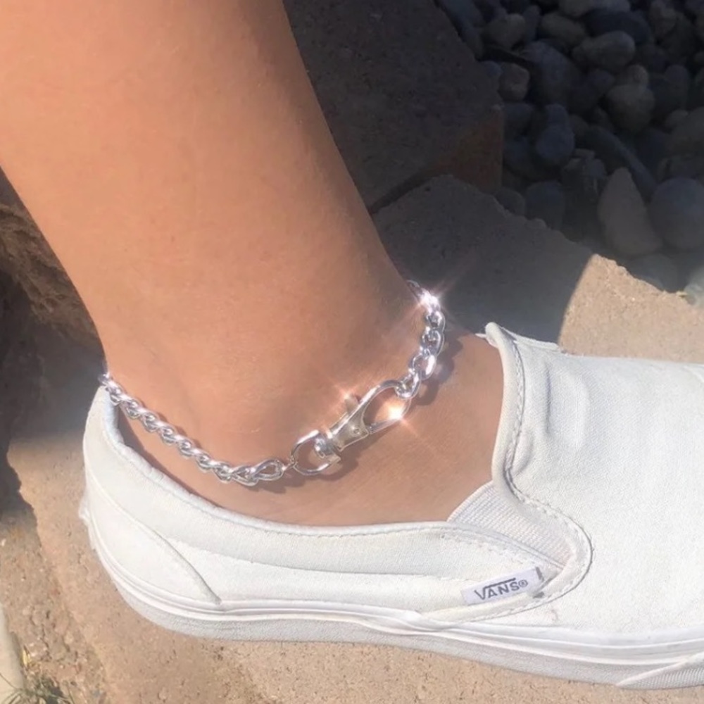 ✨Silver chunky anklet✨brand new ✨
